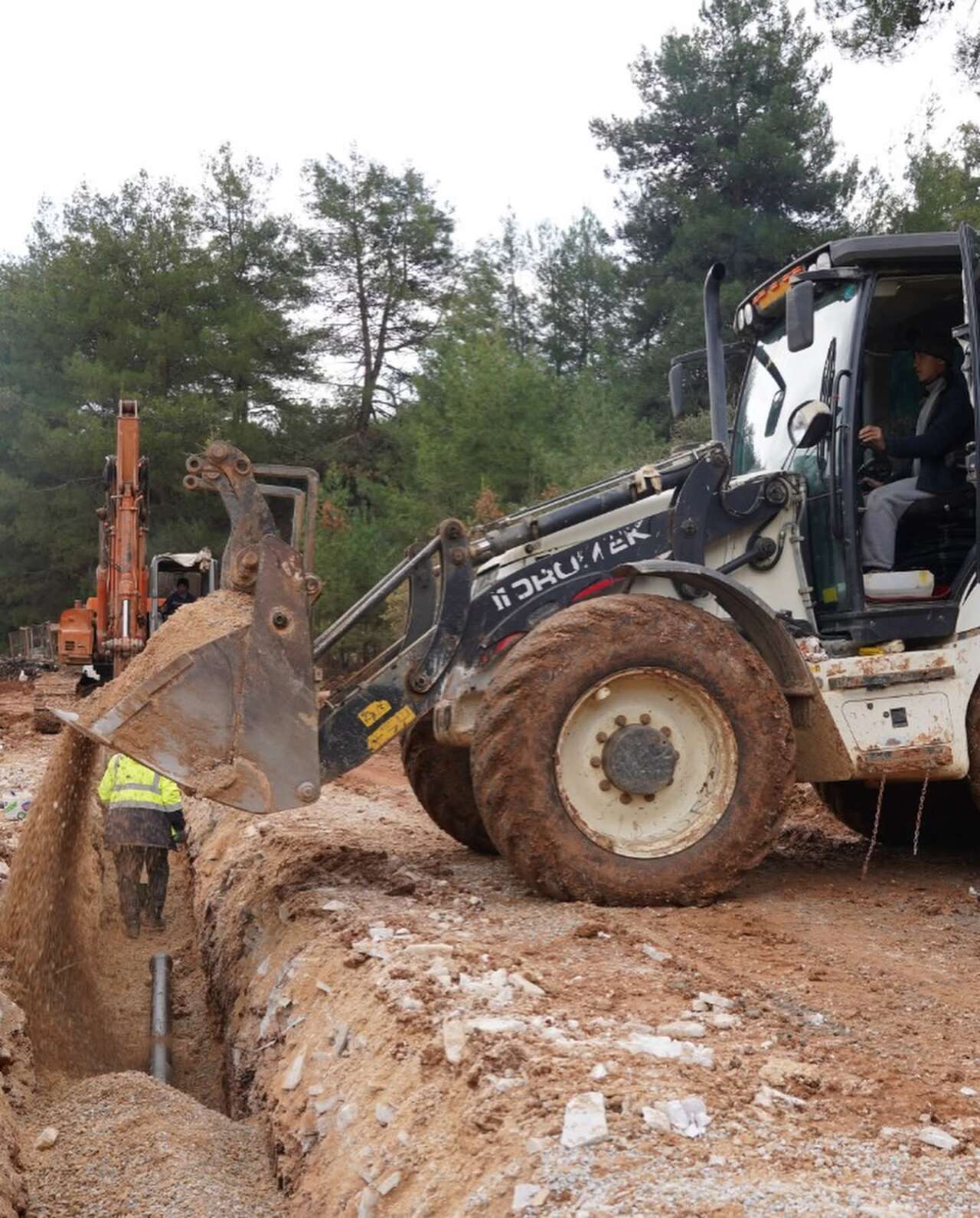 Menteşe Akçaova’da İçme Suyu Çalışmaları Başladı 1